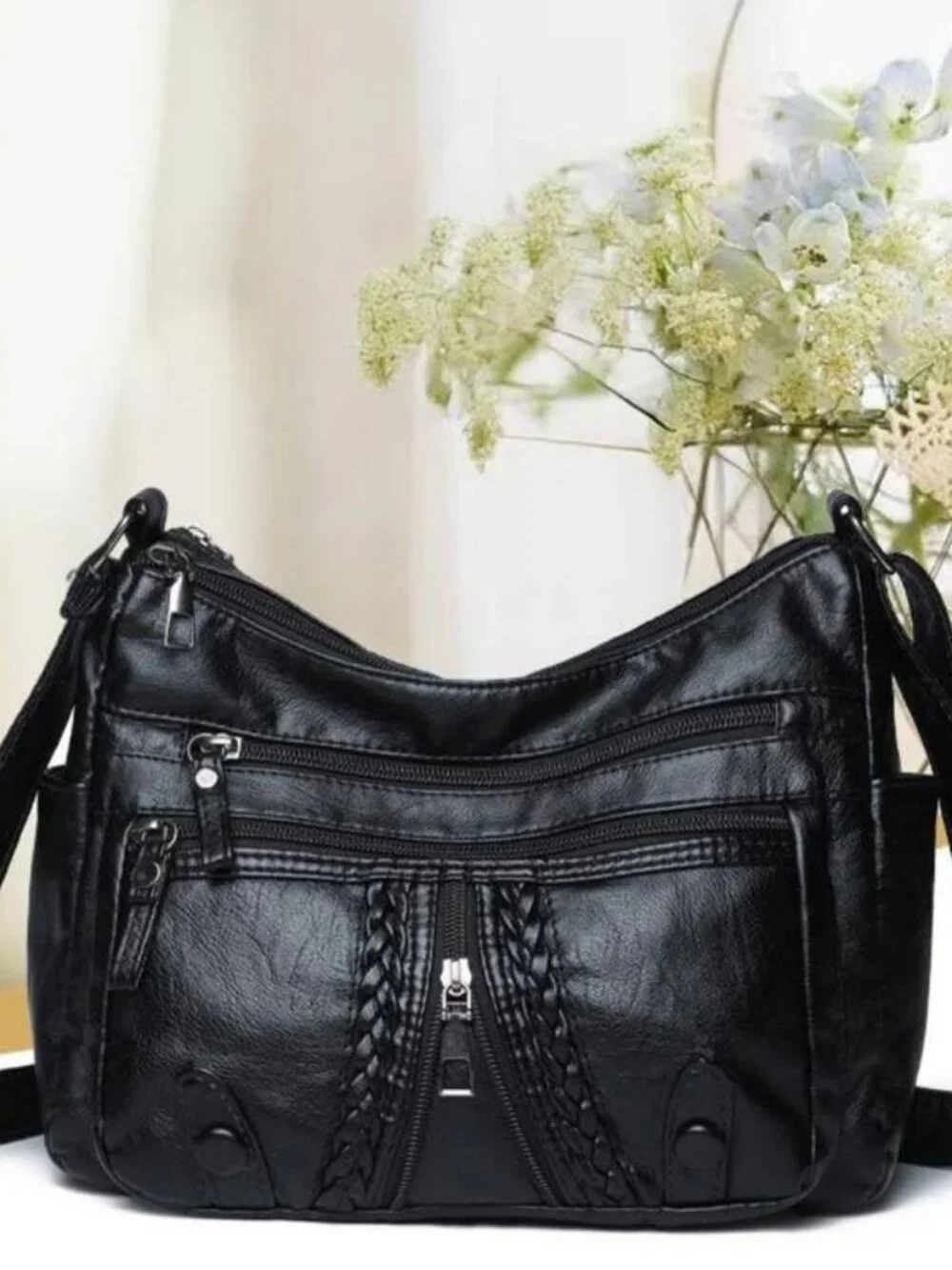 Large Capacity Multi Pocket Mom Bag Crossbody Backpack